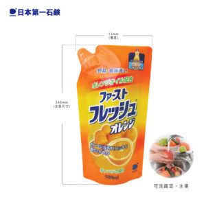 第一石鹼中性洗碗精(柑橘香)補充包500ml
