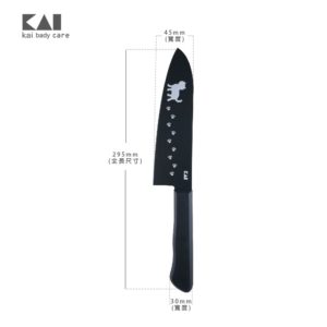 貝印貓咪三德廚刀(16.5CM)