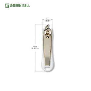 綠鐘PSG鍍金指甲緣專用去息皮斜口指甲刀